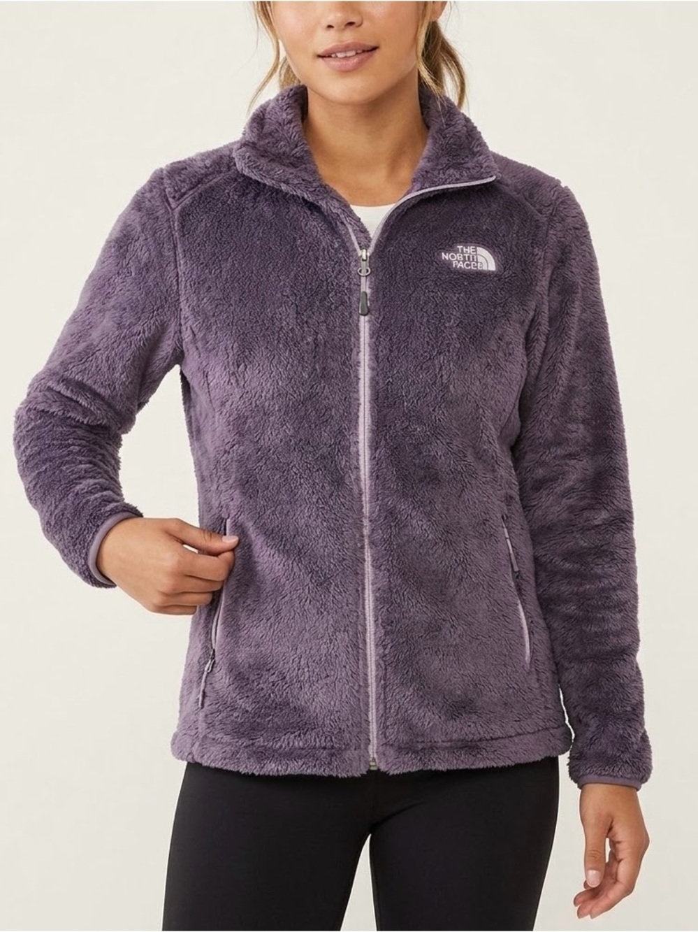 The North Face Osito Fleece Full‑Zip Jacket Purple Size M